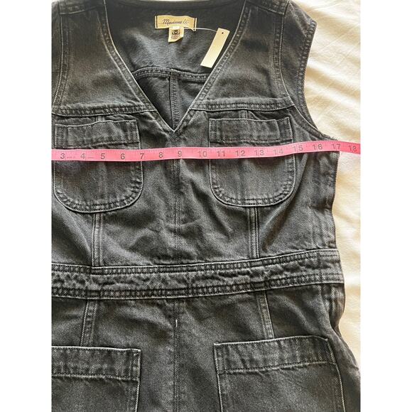 Madewell Women's Denim Cap-Sleeve Mini Dress in Tarrybrook Size 4 - Picture 8 of 10